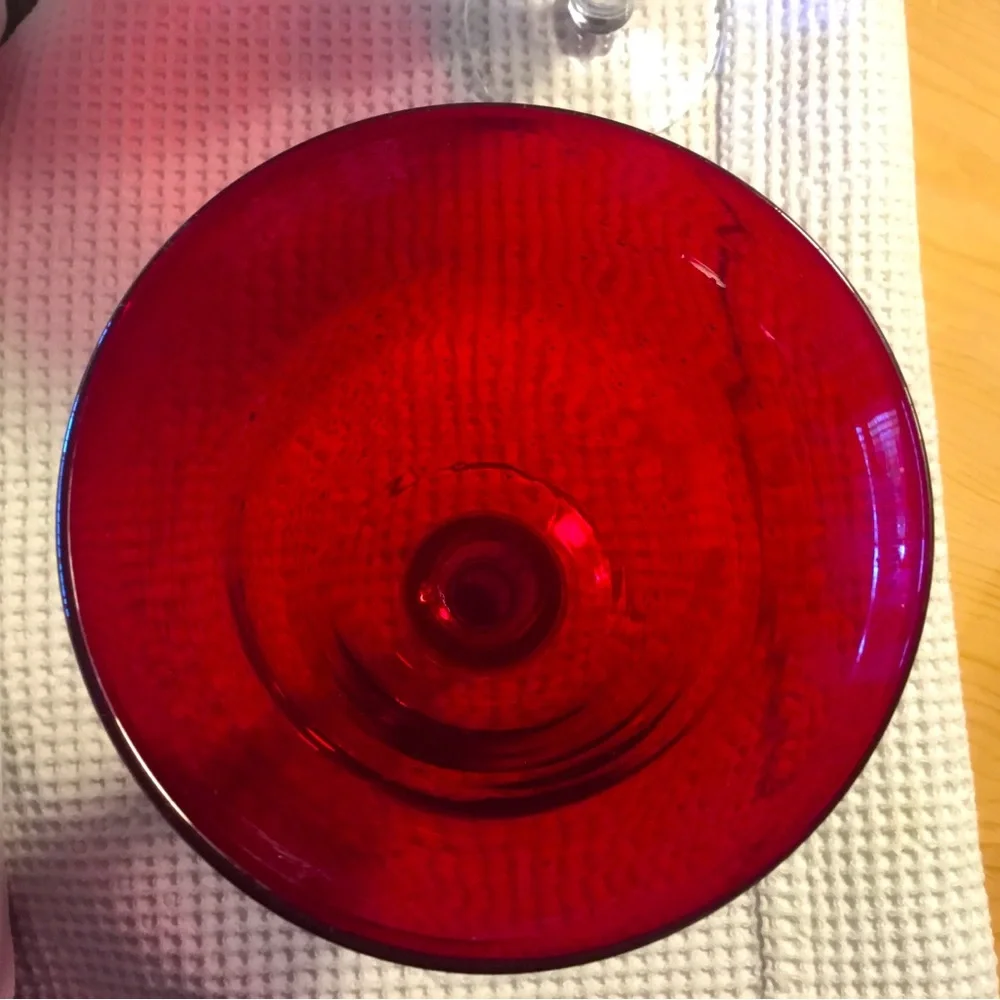 Artland Statue Ruby Wine Glasses - Set of (2)